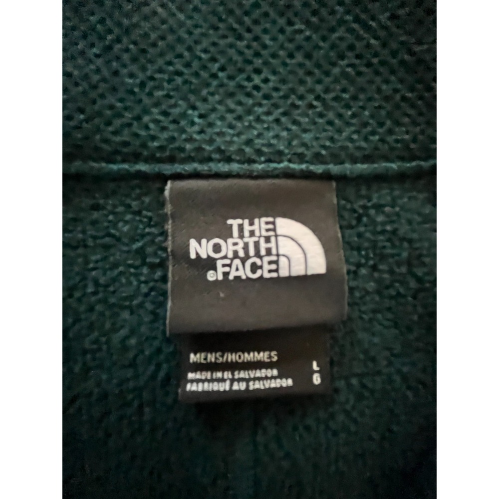 North Face Men's Textured Cap Rock 1/4 Zip Men's Sz L Hunter Green Fall Gorpcore - Picture 3 of 6